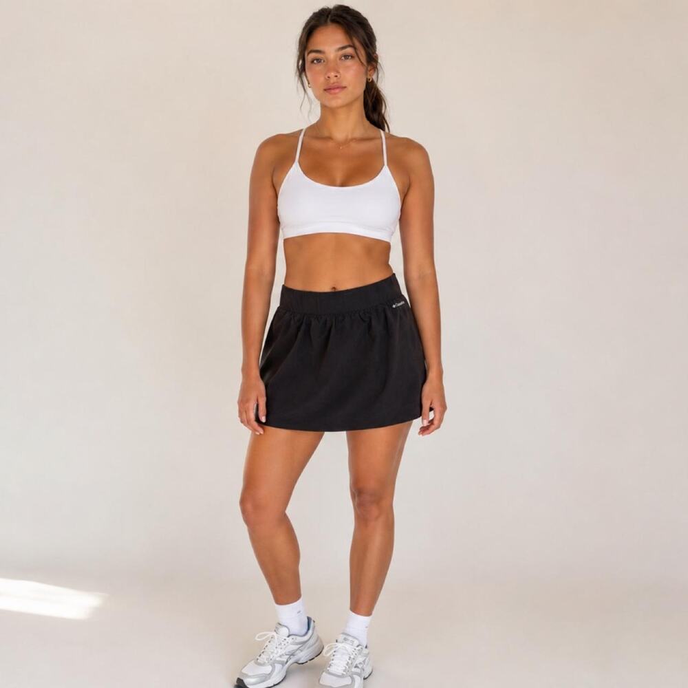 Columbia sportswear black mini skirt